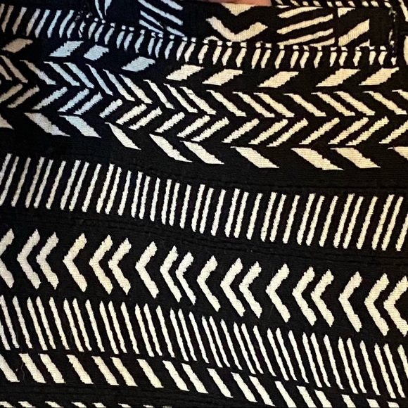 Anthropologie Maeve Black White Button‎ Front Fieldnotes Skirt US 8 #OB512596 - Picture 9 of 12